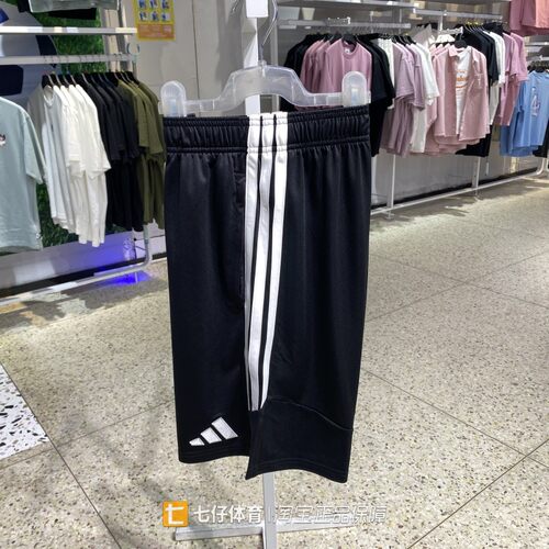 Adidas阿迪达斯正品夏季新款男子梭织透气三条纹休闲短裤JY9719