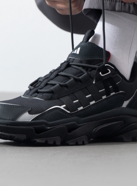 Adidas阿迪达斯正品新款春季男款网面拼接低帮缓震跑步鞋JR8334