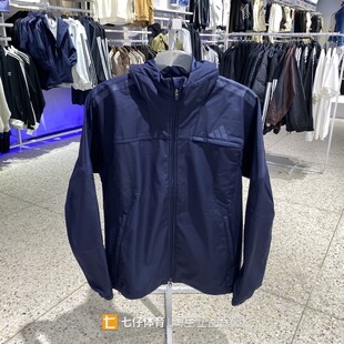 Adidas阿迪达斯正品新款男款连帽加绒保暖运动休闲夹克外套KA1306