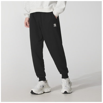 MLB正品新款秋季男女情侣宽松针织运动束脚休闲收腿长裤3APTB0154