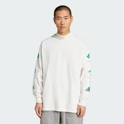 Adidas阿迪达斯正品新款春秋季男款印花休闲长袖套头卫衣JN4846