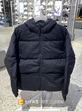 Adidas阿迪达斯正品新款冬季男款时尚连帽运动休闲棉羽服JG5940