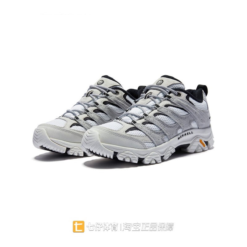 Merrell迈乐正品新款春秋男子绒面拼接网面百搭缓震徒步鞋J038213