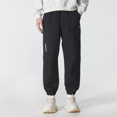 MLB正品新款春秋男女同款直筒束脚梭织户外休闲运动长裤3AWPB0756