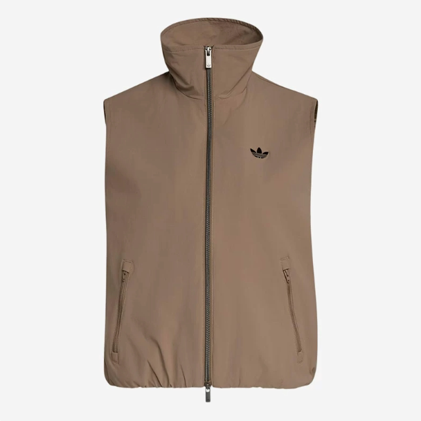 Adidas阿迪阿斯三叶草正品新款春秋季女款纯色印花休闲马甲KY5183