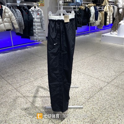 Nike耐克正品春季新款女梭织女宽松简约百搭休闲直筒长裤IF0335