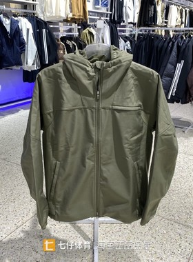 Adidas阿迪达斯正品新款男款连帽加绒保暖运动休闲夹克外套KA1305