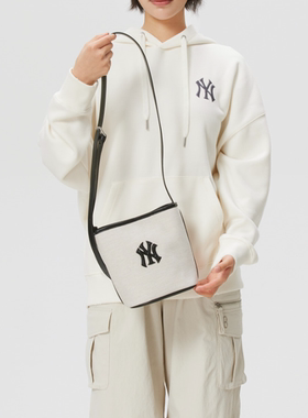 MLB正品新款四季男女同款logo百搭时尚休闲单肩背包拎包3ABMB016N