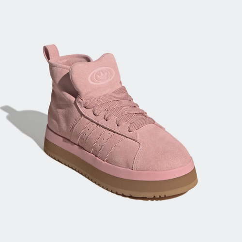 Adidas阿迪达斯三叶草正品春秋女子加绒户外中帮运动休闲鞋JR3237