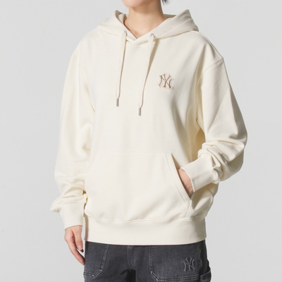 MLB正品新款春秋男女通用连帽百搭运动休闲卫衣套头衫3AHDM0554