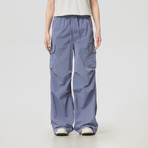 MLB正品新款夏季男女同款户外宽松系带束脚工装裤长裤3FWPB0663