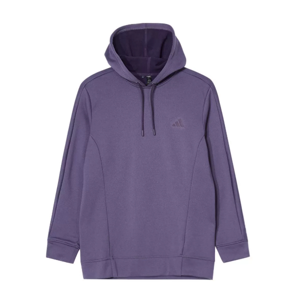 Adidas阿迪达斯正品新款春秋季男款纯色日常连帽套头卫衣JW3453