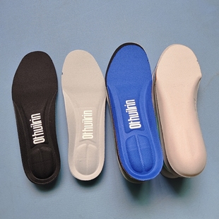 包邮隐形内增高运动鞋垫O记材质高弹减震透气防臭男码1.5到2厘米