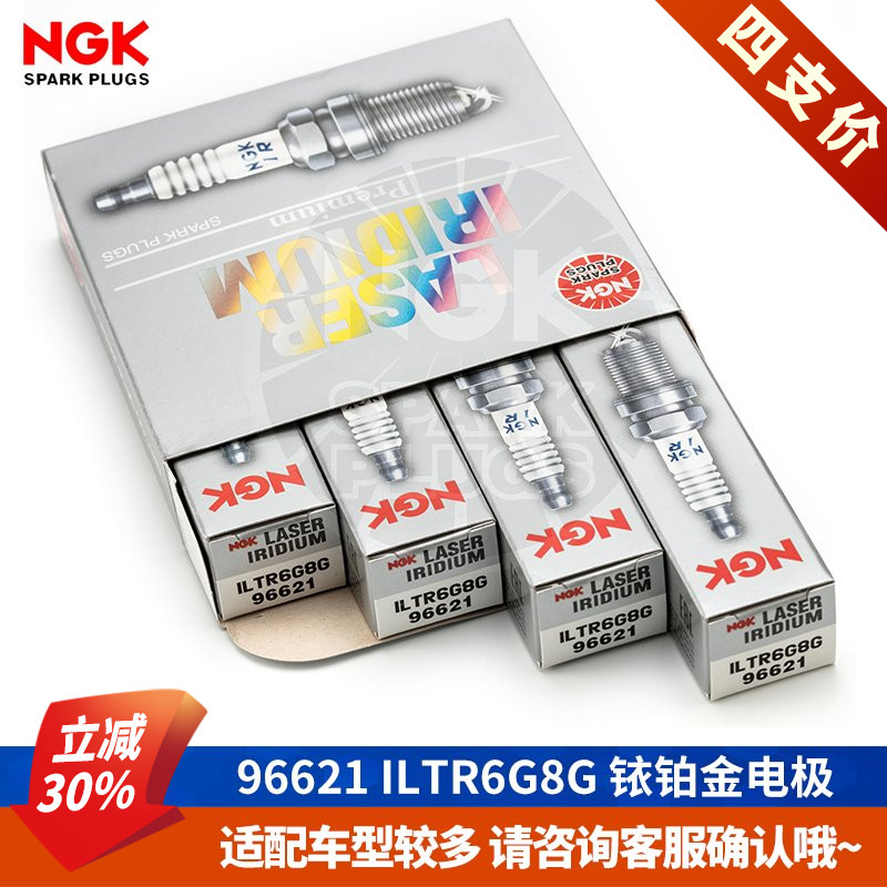 NGK火花塞ILTR6G8G福特锐界蒙迪欧致胜新福克斯福睿斯翼虎金牛座