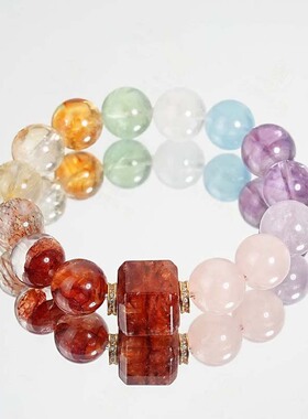 抖音爆款天然多宝水晶手链送礼