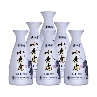 景芝景阳春小老虎酒52度白酒200ml*6瓶小瓶酒壶浓香型年货白酒包