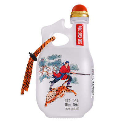 景阳春100ml活力虎小酒39度白酒
