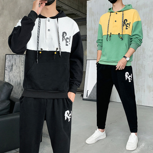运动套装男士搭配帅气休闲春秋季学生衣服A210-TZ9836-P65