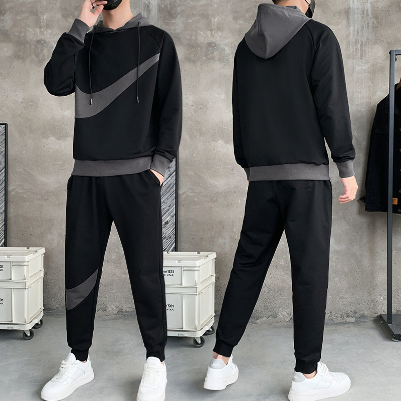 秋季新款2025年连帽卫衣休闲运动套装TZ9301-P65，男装休闲套装，星座210-3