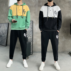 运动套装男士搭配帅气休闲春秋季学生衣服A210-TZ9836-P65