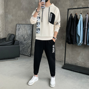 新款秋装上衣服男装一套时尚休闲套装卫衣套装A210-TZ9835-P65图片