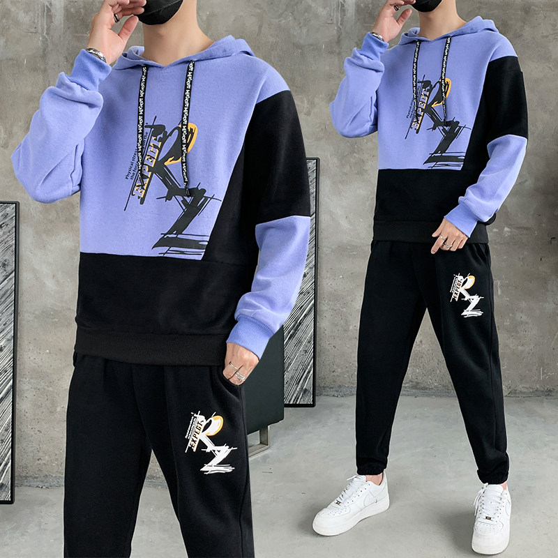 6秋季套装男潮流长袖卫衣套装A210-TZ9833-P65图片