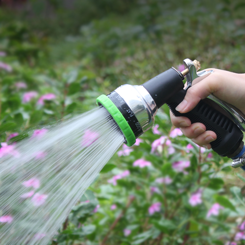 园艺浇花喷头多功能水枪花园浇水花洒浇菜清洁水管园林喷洗车套装