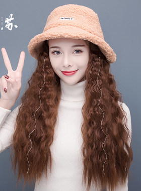 假发时尚风可拆卸羊毛卷