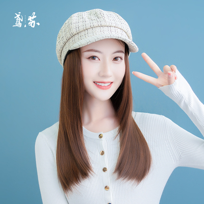 假发2025年时尚新款可拆卸中直发