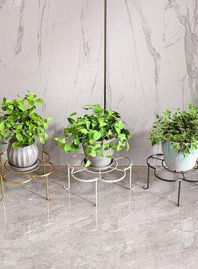 花架子客厅落地式置物架阳台室外户外庭院铁艺花盆托架2024新款