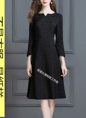 服装裁剪纸样做衣服图纸女装纸样1:1实物女装早春连衣裙纸样Z-290