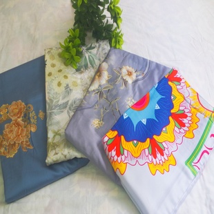 剩余出口尾单天丝莱赛尔柔软床单加密滑凉双单人数码印花单件清仓