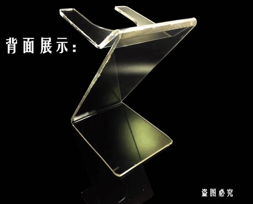 透明亚克力前置过滤器展架前置净水器台面展示架吹风机筋膜枪展柜