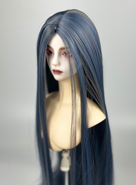 凯哥哥BJD sd假发古风现代3分4分6分假毛中分超软丝混色耐高温丝