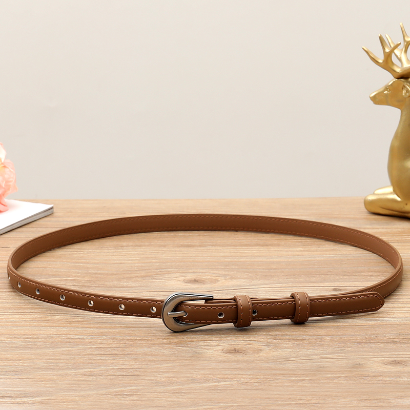 【100%头层纯牛皮】皮带女式真皮百搭腰带女士细配裙装饰简约裤带