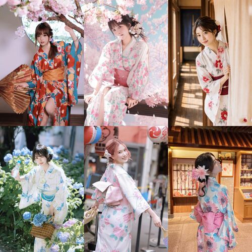 和服女正装传统少女日系拍照改良