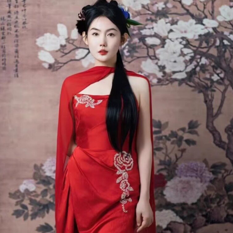 影楼拍照主题服装新中式国风礼服