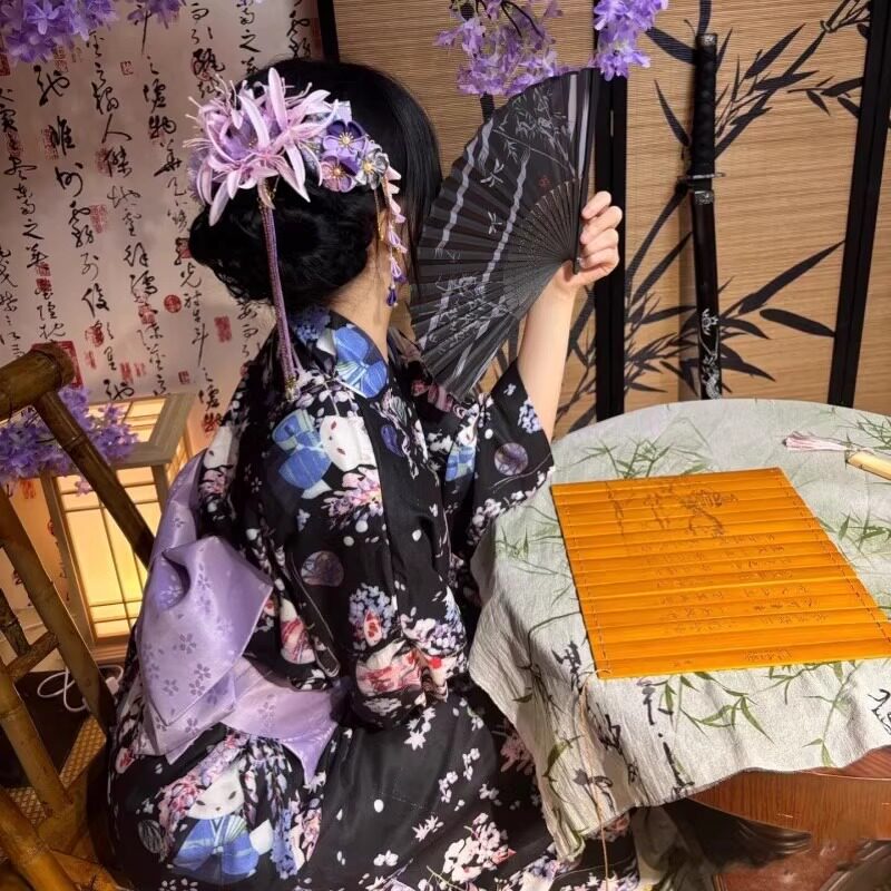 日系风格穿搭和服神明少女