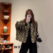 2026早春新品 价私 外套女 中式 香云纱西装