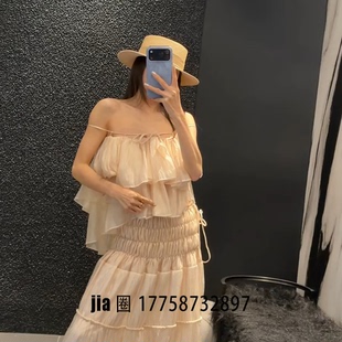 2026早春新品香槟色吊带娃娃衫吊带女 价私