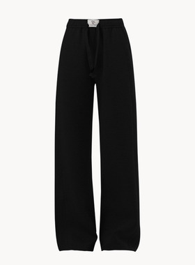 JCMM JANE 1225 莫代尔+安第斯山羊绒休闲弯刀裤 9907