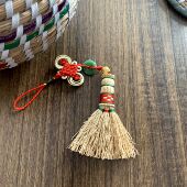 高粱苗笤帚宝宝小扫把婴儿压惊胆把儿童安睡床头迷你扫帚挂件