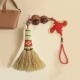 新生宝宝婴儿床头压惊吉祥小扫把孕妇护身扫帚挂件走夜路车小挂饰