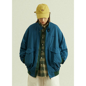 宽松中性风休闲夹克 春秋季 GoodNorth山系户外立领工装 外套男女款