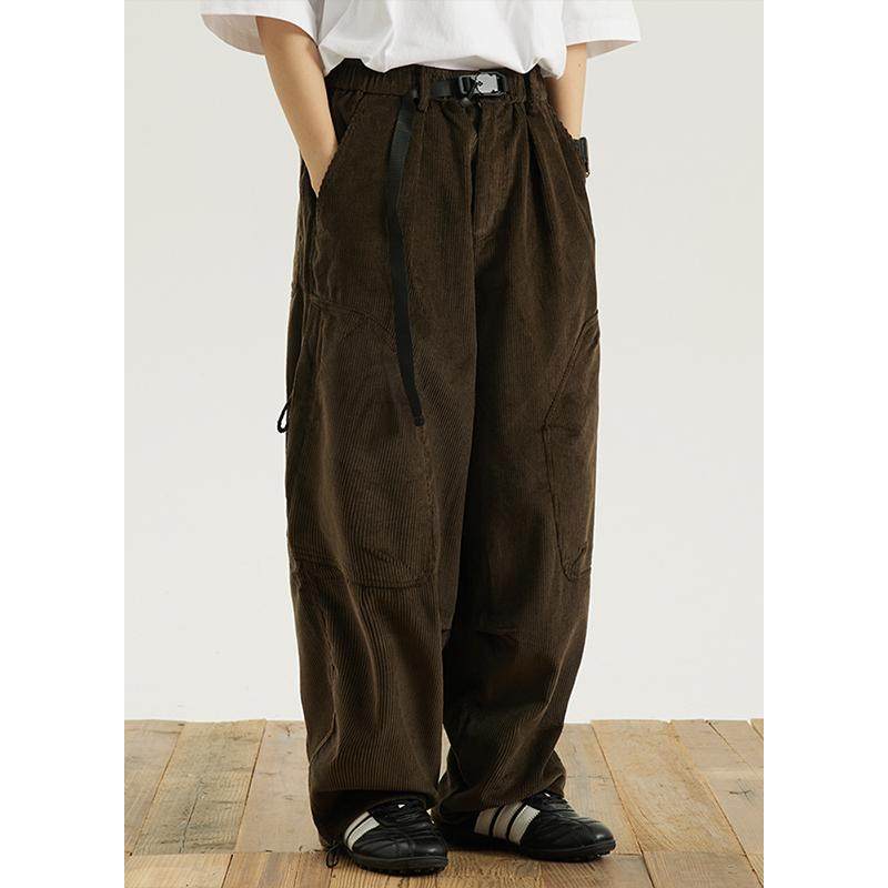 GoodNorth日系复古灯芯绒休闲裤男女同款宽松百搭工装裤阔腿长裤,女装/女士精品,休闲裤,淘宝优惠券,粉丝福利购,淘宝优惠卷