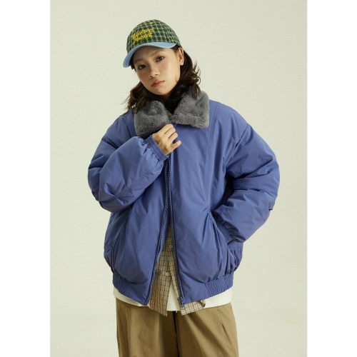 GoodNorth毛毛立领羽绒服外套
