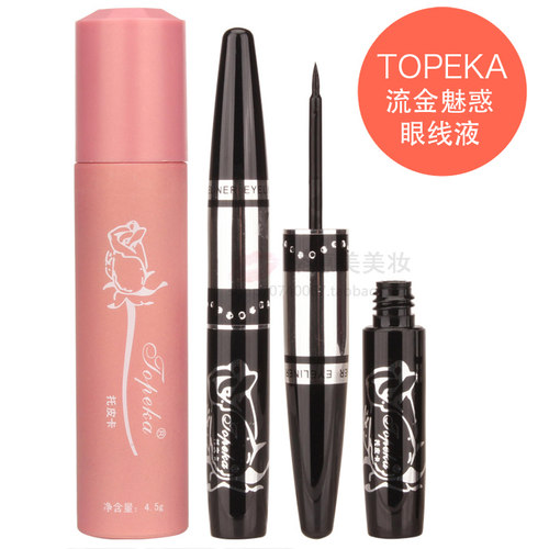 正品拖托皮卡眼线液软头瓶装软毛