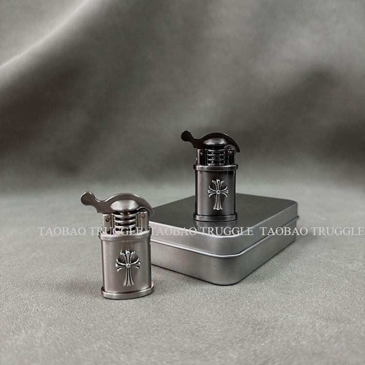 原创 十字煤油打火机 金属锌合金蛋蛋精致小巧送人打火机mini