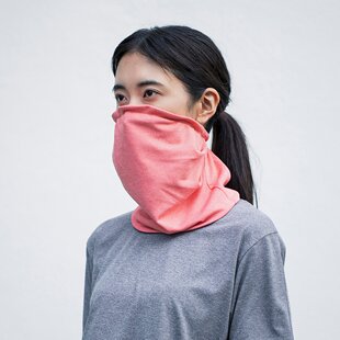 日本MUJI无印良品 可调节面罩颈套 围脖面部颈部防晒 男女用