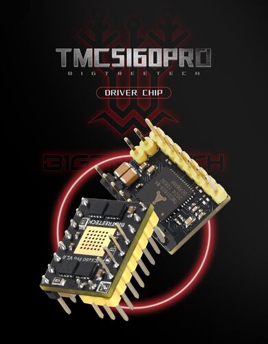 BTT TMC5160/TMC5160T Pro高压驱动3D打印机配件高速SPI Step/Dir